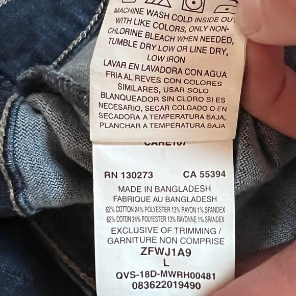 WRANGLER Authentics Women's Stretch Denim Jacket (Size L) - Picture 11 of 13